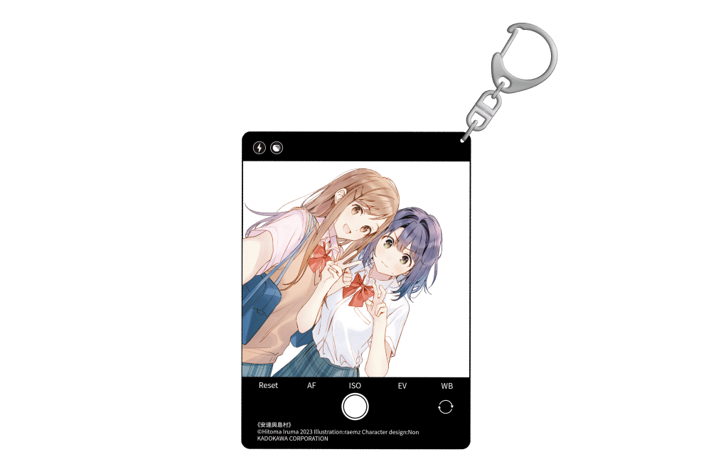 JK自拍 ♀ 相機風壓克力鑰匙